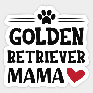 Golden Retriever Mama Sticker